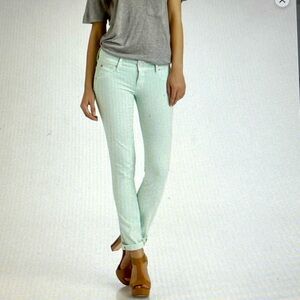 Hudson Crop Krista Super Skinny Size 29 in Mint Green (Bundle 2+ for 20% off)